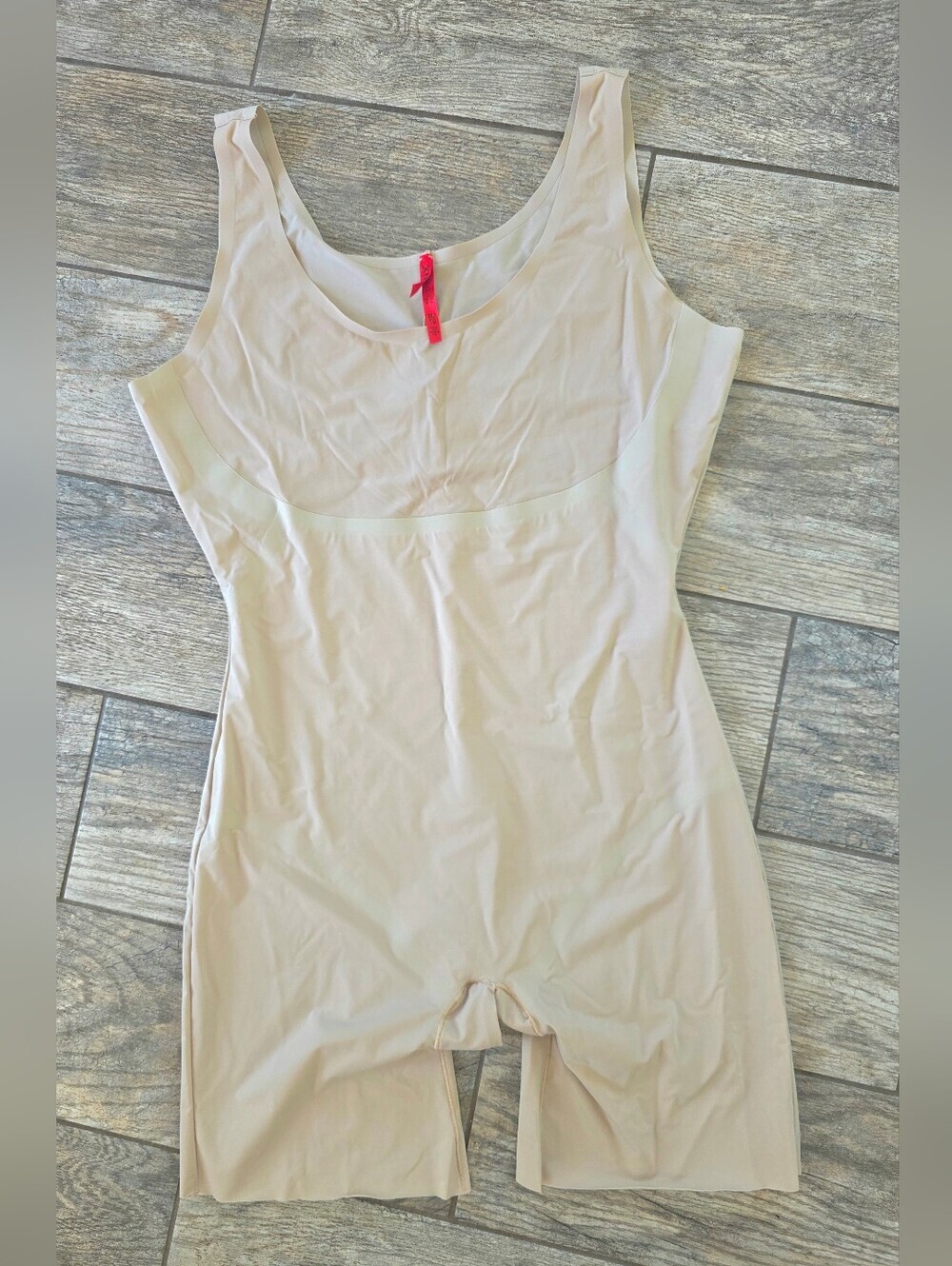 SPANX Beige Tan Top One Piece Shirts Shapewear Body Shaper XL